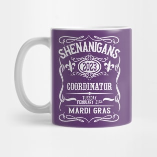 Shenanigans Coordinator 2023 - Mardi Gras Mug